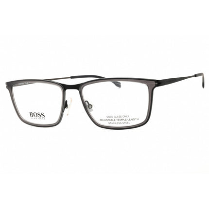 Hugo Boss Men's Eyeglasses - Matte Grey Black Rectangular Frame | BOSS 1242 0WCN 00 ,