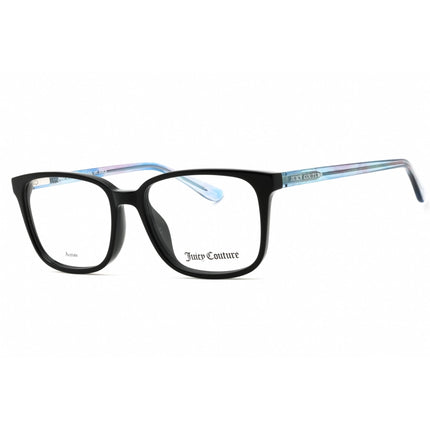 Juicy Couture Women's Eyeglasses - Black Plastic Square Full Rim | Ju 315 0807 00 ,