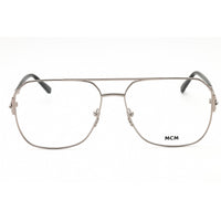 MCM Men's Eyeglasses - Shiny Light Ruthenium Metal Aviator Full Rim Frame | MW5007 014 ,