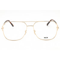 MCM Men's Eyeglasses - Shiny Pale Gold/Dark Havana Metal Aviator Frame | MW5007 032 ,