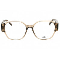 MCM Women's Eyeglasses - Shiny Beige Plastic Round Shape Full Rim Frame | MW5008-D 057 ,
