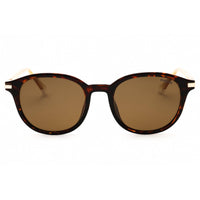 Polaroid Core Unisex Sunglasses - Havana Plastic Round Frame | PLD 4148/G/S/X 0086 SP ,
