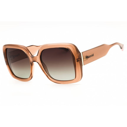 Polaroid Core Women's Sunglasses - Beige Plastic Oversized Frame | PLD 6168/S 010A LA ,