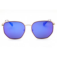 Polaroid Core Unisex Sunglasses - Gold Violet Full Rim Frame | PLD 6214/S/X 0S9E MF ,