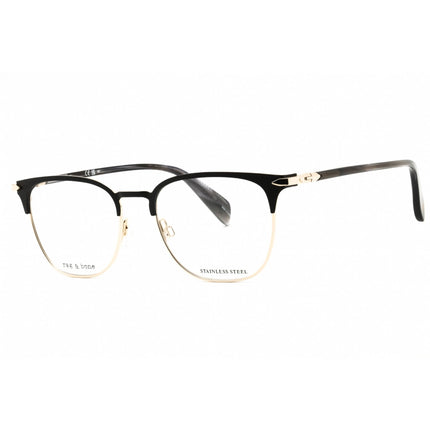 Rag and Bone Women's Eyeglasses - Matte Black Metal Round Frame | RNB 7057 0003 00 ,