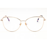 Tom Ford Women's Eyeglasses - Rose Gold Metal Cat Eye Full Rim Frame | FT5667-B 028 ,