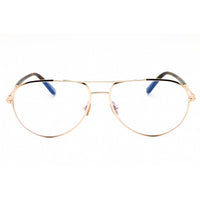 Tom Ford Men's Eyeglasses - Shiny Rose Gold Metal Aviator Full Rim | FT5829-B 028 ,
