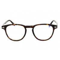 Tom Ford Men's Eyeglasses - Dark Havana Acetate Round Full Rim Frame | FT5899-B 052 ,