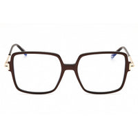 Tom Ford Women's Eyeglasses - Shiny Light Brown Acetate Square Frame | FT5915-B 045 ,