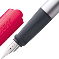 Lamy Fountain Pen - Nexx Crimson Aluminium Finish Barrel Left-Handed Nib | L63CRLH ,