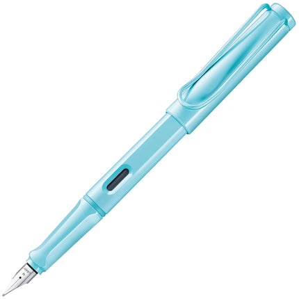 Lamy Fountain Pen - Safari Plastic Ergonomic Grip, Aqua Sky | L0D1AS ,