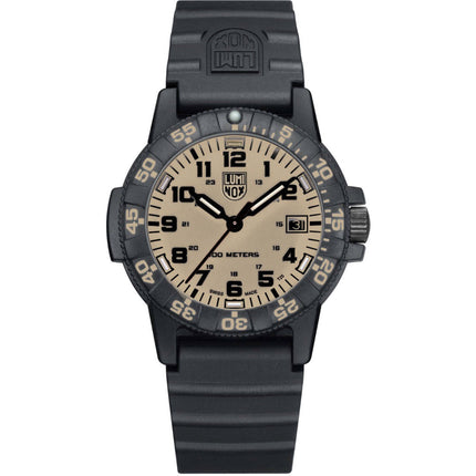 Luminox Men's Watch - Sea Turtle Sand Dial Black Rubber Strap | XS.0321.BO.BC ,