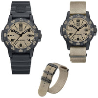 Luminox Men's Watch - Sea Turtle Sand Dial Black Rubber Strap | XS.0321.BO.BC ,