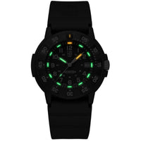 Luminox Men's Watch - Navy SEAL Quartz Green Dial Black Rubber Strap | XS.CZ13.EVO ,