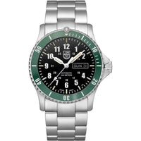 Luminox Men's Watch - Sport Timer Black Dial Silver Tone Bracelet | XS.ZI21.1.SET ,