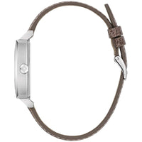 Bulova Men's Watch - Frank Lloyd Wright Quartz Grey Dial Calf Leather Strap | 96A314 ,