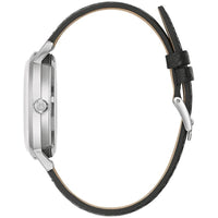 Bulova Men's Watch - Aerojet Automatic Blue Dial Black Leather Strap Date | 96B374 ,