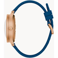 Bulova Men's Watch - Mil Ships Automatic Blue Dial Silicone and Nylon Strap | 98A325 ,