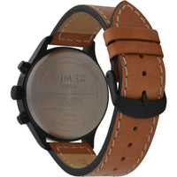 Timex Men's Watch - Intelligent Indiglo Fly-Back Chronograph Black Dial | T2N700 ,