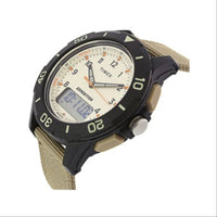 Timex Men's Watch - Expedition Katmai Ana-Digi Brown Fabric Strap | TW4B16800 ,