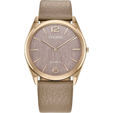 Citizen Women's Watch - Suratto Eco-Drive Pink Dial Leather Strap | AR3123-00X ,