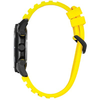 Citizen Men's Watch - Brycen Eco-Drive Chronograph Yellow Silicone Strap | AT2585-08E ,