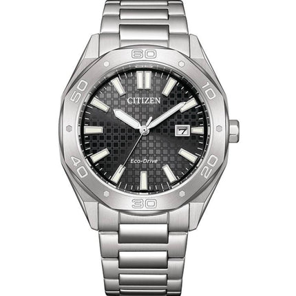 Citizen Men's Watch - Eco-Drive Black Dial Stainless Steel Bracelet | BM7630-80E ,