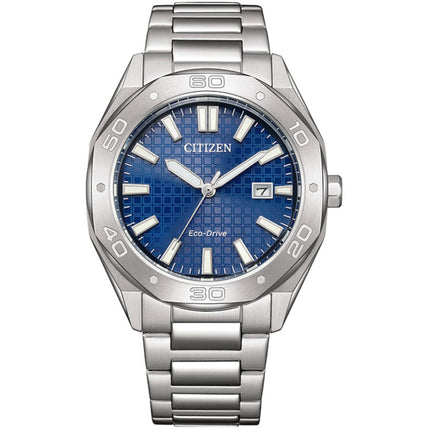 Citizen Men's Watch - Eco-Drive Blue Dial Stainless Steel Bracelet | BM7630-80L ,