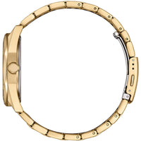 Citizen Men's Watch - Eco-Drive Green Dial Yellow Gold Bracelet | BM7633-81X ,