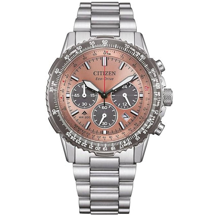 Citizen Men's Watch - Promaster Sky Chronograph Bronze Dial Bracelet | CA4664-60X ,