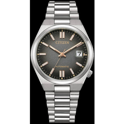 Citizen Men's Watch - Tsuyosa Automatic Black Dial Silver Tone Bracelet | NJ0200-50E ,