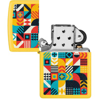 Zippo Windproof Pocket Lighter - Barn Quilt Design Classic Sunflower Finish | 46586 ,