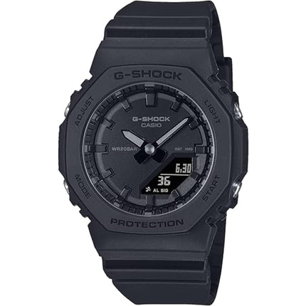 Casio Women's Dive Watch - G-Shock Quartz Ana-Digi Black Resin Strap | GMAP2100BB-1A ,