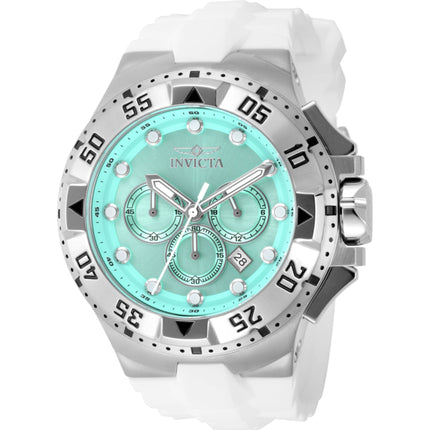 Invicta Men's Watch - Excursion Quartz Chrono Turquoise Dial Silicone Strap | 48534 ,