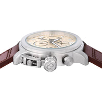 Invicta Men's Watch - Corduba Transparent and Champagne Dial Brown Strap | 48955 ,