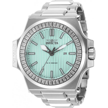 Invicta Men's Watch - Akula Light Blue Dial Stainless Steel Bracelet Crystal | 49133 ,