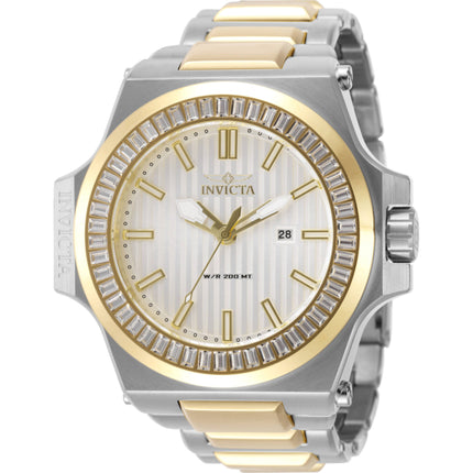 Invicta Men's Watch - Akula Silver Tone Dial Two Tone Bracelet Crystal | 49134 ,