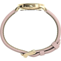 Timex Women's Watch - Easy Reader Quartz White Dial Pink Leather Strap | TW2V25200 ,