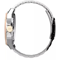 Timex Men's Watch - Essex Avenue Quartz Analog Grey Dial Two Tone Bracelet | TW2V43100 ,