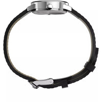 Timex Women's Watch - Quartz Easy Reader White Dial Black Leather Strap | TW2V75300 ,
