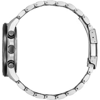 Citizen Men's Watch - Brycen Eco-Drive Alarm Chrono Black Dial Bracelet | BL5566-50E ,