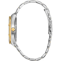 Citizen Men's Watch - Corso Date Diamond Black Dial Two Tone Bracelet | BM7644-51E ,