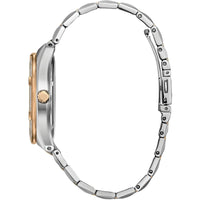 Citizen Men's Watch - Corso Eco-Drive Diamond Grey Dial Two Tone Bracelet | BM7646-55H ,