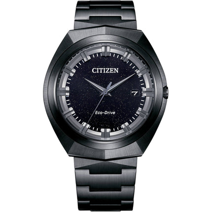 Citizen Men's Watch - Creative Lab Eco-Drive Black Dial Steel Bracelet | BN1015-52E ,