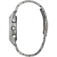 Citizen Men's Watch - Brycen Chronograph Red Dial Titanium Bracelet | CA7090-52X ,