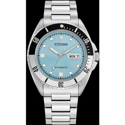 Citizen Men's Watch - Sport Automatic Light Blue Dial Steel Bracelet | NH7530-52L ,