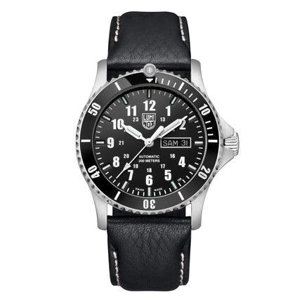 Luminox Men's Automatic Sport Timer Black Dial Leather Strap | XS.0921 ,