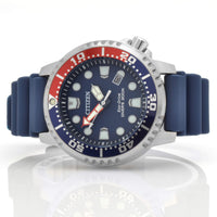 Citizen Men's Watch - Promaster Dive Eco-Drive Blue Dial Rubber Strap | BN0168-06L ,