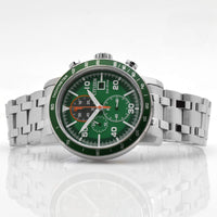 Citizen Men's Watch - Brycen Chronograph Eco-Drive Green Dial Bracelet | CA0851-56X ,