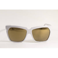 Andy Wolf Women's Sunglasses - White Cat Eye Frame Brown Lens | SOCIALIZER E ,